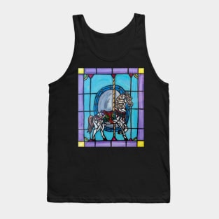 Stained Glass Carousel Horse Tank Top